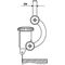 Zentrierhalter FH 8 Aufnahmebohrung-D.4mm H7 Schaft-D.8 mm h6 KÄFER
