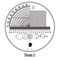 Messskala Tech-Line Skala-D.25/2,5mm Duo-Skala 2 SCHWEIZER