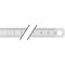 Stahlmaßstab L.200mm rostfr.Stahl biegsam Teilung B=mm/1/2mm PROMAT