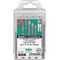 Bohrersatz QuickBit® Ceramik Master 5-tlg.D.4,5,6,8,10mm Schaft 6 kant HELLER