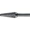 Frässtift KEL D.8mm Kopf-L.25mm Schaft-D.6mm HM Verz.Kreuz PROMAT