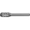Frässtift WRC Special Steel D.12mm Kopf-L.25mm Schaft-D.6mm HM Verz.Kreuz PROMAT