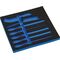 Werkzeugmodul Leereinlage 2/3-Modul 4000 871 246,7-tlg.PROMAT