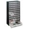 Kleinteilemagazin B306xT150xH552mm galvanisiertes Stahlbl.40 Schubl.PP