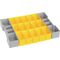 Einteilungsset L-BOXX® B3 LB 102 B378xT313xH65mm gelb/grau