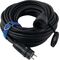 Schutzkontaktverlängerung 16A250V 3x1,5mm² 20m H07RN-F schwarz IP44 JÄGER DIREKT