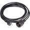 Schutzkontaktverlängerung 16 A 250 V 3x1,5mm² 10m H05VV-F schwarz JÄGER DIREKT