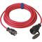 Schutzkontaktverlängerung 16 A 250 V 3x1,5mm² 25m H07RN-F rot IP44 JÄGER DIREKT