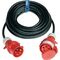 CEE-Verlängerung m.Phasenwender 16 A 400 V 10m H07RN-F 5x2,5mm² schwarz IP44