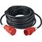 CEE-Verlängerung m.Phasenwender 32 A 400 V 10m H07RN-F 5x6 mm² schwarz IP44