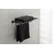 Duravit Handtuchablage STARCK T 250x675x143mm schwarz matt