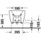 Duravit Wand-Bidet VIU 370x570mm m ÜL m HLB 1 Hahnloch weiß