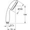 Grohe Handbrause TEMPESTA 100 100mm chr