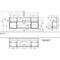 V&B Waschtischunterschrank FINION 1600x603x501mm Regalele. Gold Matt Peony