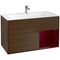 V&B Waschtischunterschrank FINION 996x591x498mm Regalele. Peo Wln Veneer