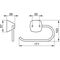 Keuco Toilettenpapierhalter CITY2 offen vc