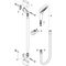 HG Brauseset CROMA SELECT E 1jet Bsta Unica´Croma 650mm weiß/chrom
