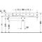 Duravit Waschtisch VERO m ÜL HLB 1200x470mm geschli 1 HL weiß WG