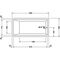 Duravit Rechteck-Badewanne STARCK 1800x900mm, 1 Rückenschräge weiß