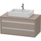 Duravit Waschtischunterbau KETHO 550x1000x496mm basalt matt
