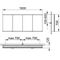 Keuco Spiegelschrank ROYAL MODULAR 2.0 Breite 1600mm Höhe 700mm Tiefe 120mm