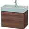 Duravit Waschtischunterbau L-CUBE 544x784x459mm nussbaum natur