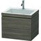 Duravit Waschtischunterbau L-CUBE m WT Vero Air 500x600x480mm 1 HL pi Ter