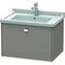 Duravit Waschtischunterbau BRIOSO Griff chrom 452x670x469mm basalt matt