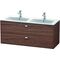 Duravit Waschtischunterbau BRIOSO 553x1290x479mm Griffe chr NB dunkel