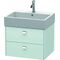 Duravit Waschtischunterbau BRIOSO Griffe chr 442x584x459mm lichtblau matt