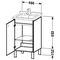 Duravit Waschtischunterbau BRIOSO 693x460x445mm G. Frontfarbe TA li li-bl