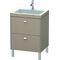 Duravit Waschtischunterbau BRIOSO 701x600x480mm m WT Vero Air Gri chr 1 HL