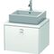 Duravit Konsolenunterschrank BRIOSO Griff chrom 442x620x550mm weiß matt