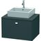 Duravit Konsolenunterschrank BRIOSO Griff chrom 442x720x550mm graphit matt
