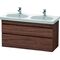 Duravit Waschtischunterbau DURASTYLE 453x1150x610mm nussbaum dunkel
