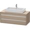 Duravit Waschtischunterbau KETHO 550x1200x496mm leinen