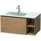 Duravit Waschtischunterbau L-CUBE 400x820x481mm Be links europäische eiche
