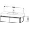 Duravit Waschtischunterbau VERO 446x1200x298mm lichtblau matt