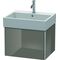 Duravit Waschtischunterbau XSQUARE 397x584x460mm flannel grey hochglanz