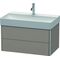 Duravit Waschtischunterbau XSQUARE 397x784x460mm basalt matt
