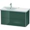 Duravit Waschtischunterbau XSQUARE Be li 565x1010x473mm dolo grey hochglanz