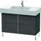 Duravit Waschtischunterbau VERO 446x1000x581mm eiche dunkel gebürstet