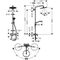 HG Showerpipe CROMA SELECT 280 AIR 1JET DN 15, mit Einhebelmischer chrom