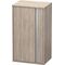 Duravit Halbhochschrank KETHO 360x500x880mm Anschlag links pine silver