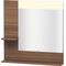 Duravit Spiegel VERO 142x800x800mm Beleuchtung nussbaum natur