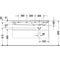 Duravit Möbelwaschtisch P3 Comforts Be re m ÜL HLB 1250x500mm 3 HL weiß