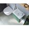 Duravit WWC ME by Starck COMPACT RIMLESS tief, 370x480mm weiß