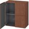 Duravit Halbhochschrank L-CUBE 700x363x800mm amerikanisch nussbaum