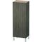Duravit Halbhochschrank L-CUBE 500x363x1320mm Ans rechts pine terra