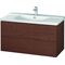 Duravit Waschtischunterbau L-CUBE 1020x481x555mm amerikanisch nussbaum